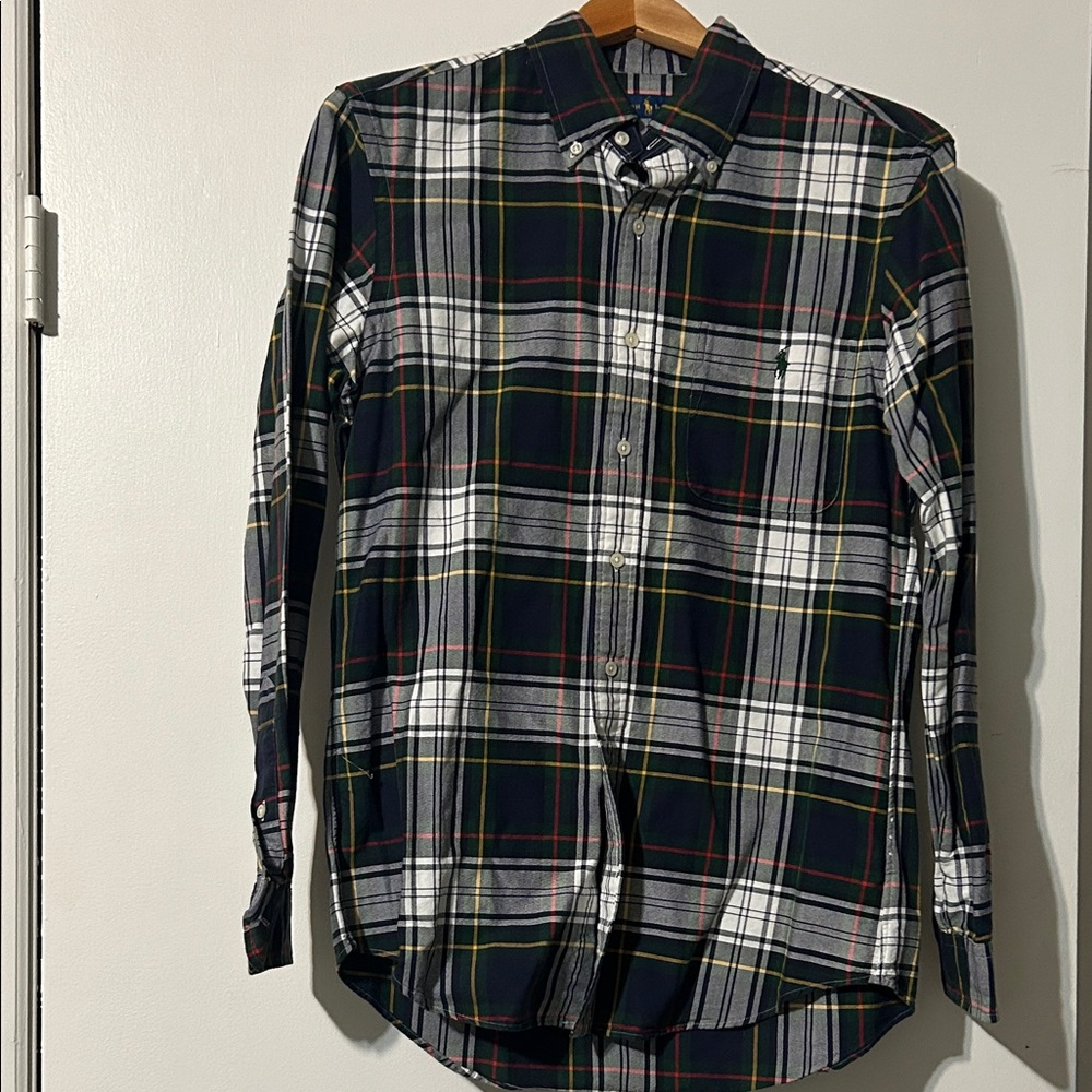 RALPH LAUREN POLO Men's Plaid Button-Down Shirt
